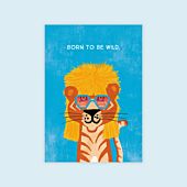 Geschenkkarte Born to be wild