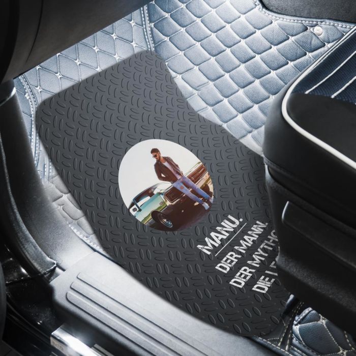 Personalisierbare Auto-Fußmatte mit Foto und Text Personalisierbare Auto-Fußmatte mit Foto und Text
