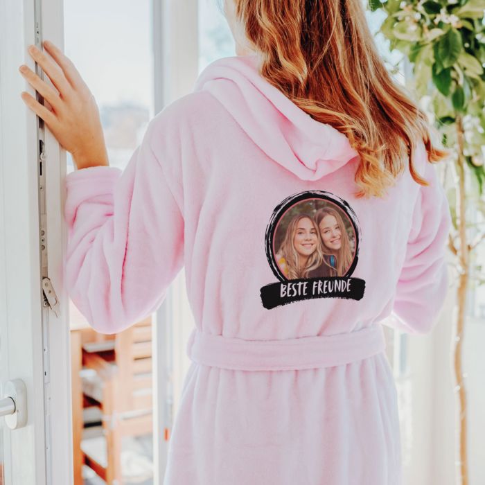 Personalisierbarer Bademantel mit Foto & Text Personalisierbarer Bademantel mit Foto & Text