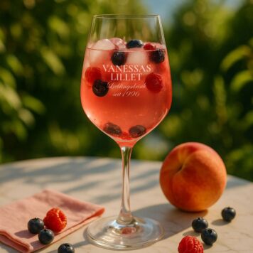 Personalisierbares Lillet Glas mit Name