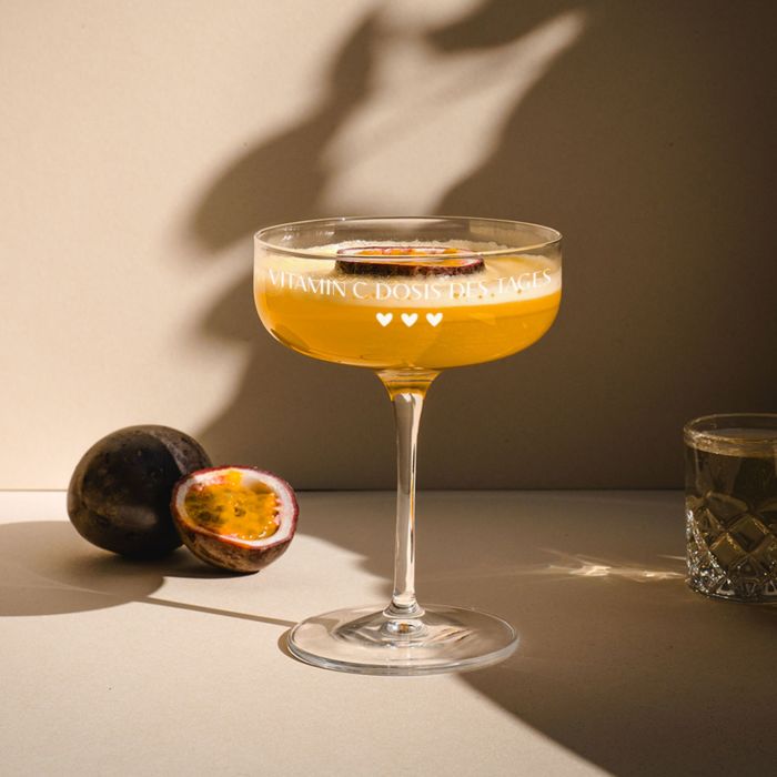 Personalisierbares Pornstar Martini Glas