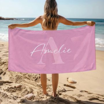 Personalisierbares Handtuch mit Monogramm