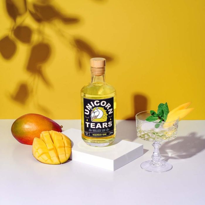 Einhorn-Tränen Gin mit Mango