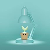 Mini Pflanzenlampe